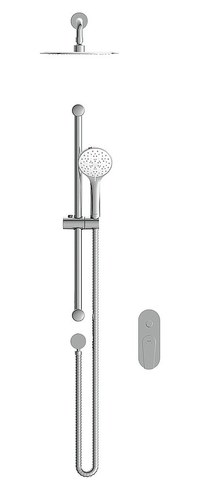 Душевая система Cersanit MODUO 64087 хром купить в интернет-магазине сантехники Sanbest