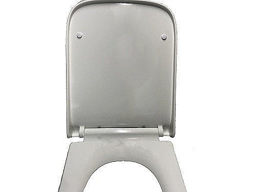 Унитаз подвесной Ceramalux 5171 белый, безободковый, с крышкой микролифт купить в интернет-магазине Sanbest