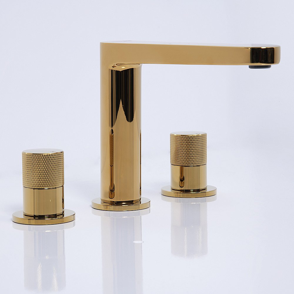 Смеситель для раковины WasserKRAFT Ems 7600 7635 золото купить в интернет-магазине сантехники Sanbest