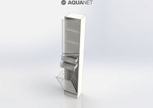 Пенал Aquanet Марсель А-102 б/к для ванной в интернет-магазине сантехники Sanbest