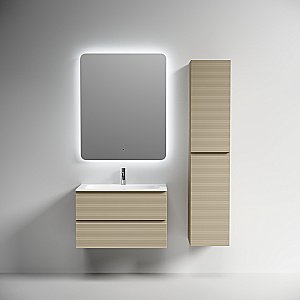Тумба с раковиной Sancos FOLK FL80CP/CN7012 80 капучино для ванной в интернет-магазине Sanbest