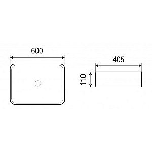 Раковина накладная WeltWasser WW ELBACH 2174 MW 60 белая матовая купить в интернет-магазине Sanbest