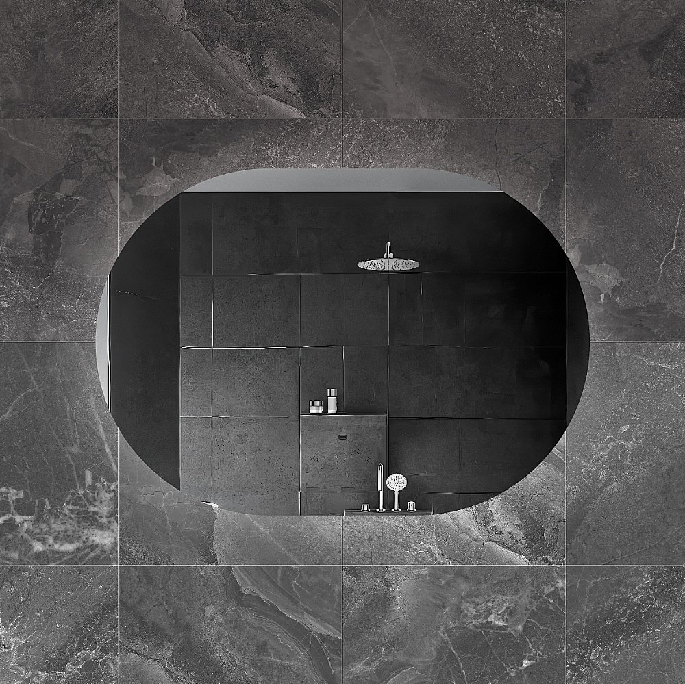 Зеркало с LED подстветкой Cezares VAGUE CZR-SPC-MOV 100x70 в ванную от интернет-магазине сантехники Sanbest