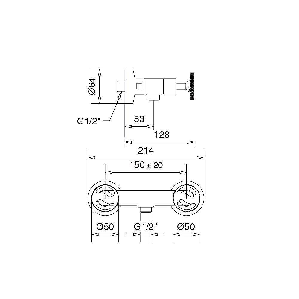 Смеситель для душа Migliore Reversa 28188 хром купить в интернет-магазине сантехники Sanbest