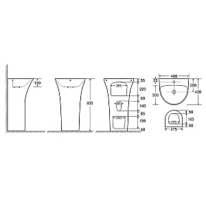 Инсталляция для унитаза Azario AZ-8010-1000 купить в интернет-магазине сантехники Sanbest