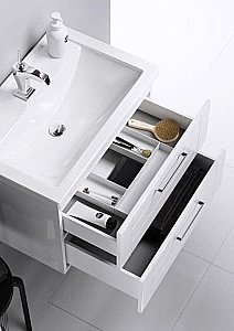 Тумба с раковиной подвесная AQWELLA Манчестер Т8/2 для ванной в интернет-магазине Sanbest