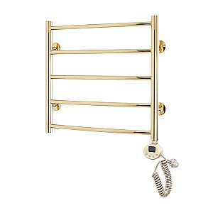 Полотенцесушитель электрический Domoterm Калипсо П5 500x500 E золото купить в интернет-магазине сантехники Sanbest