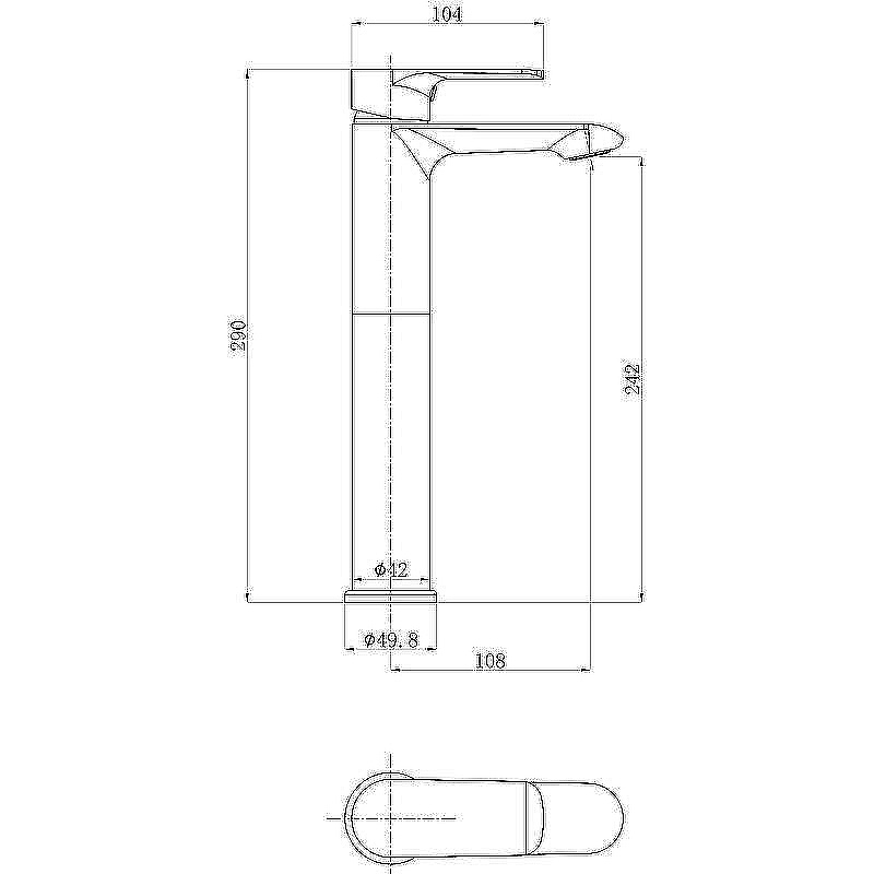 Смеситель для раковины beWash Bliss BVMM0BH123 хром купить в интернет-магазине сантехники Sanbest