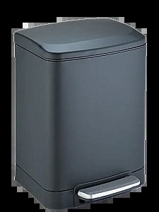 Ведро для мусора WeltWasser Golf 10000013374 черное матовое купить в интернет-магазине сантехники Sanbest
