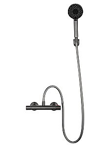 Смеситель для душа с термостатом WONZON & WOGHAND INN 5 WW-B1005-A-BGG темный графит купить в интернет-магазине сантехники Sanbest