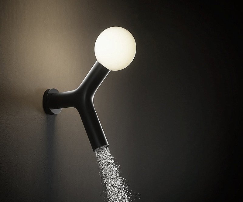 Верхний душ Bronze de Luxe LIBERTY 501B-L черный матовый купить в интернет-магазине сантехники Sanbest