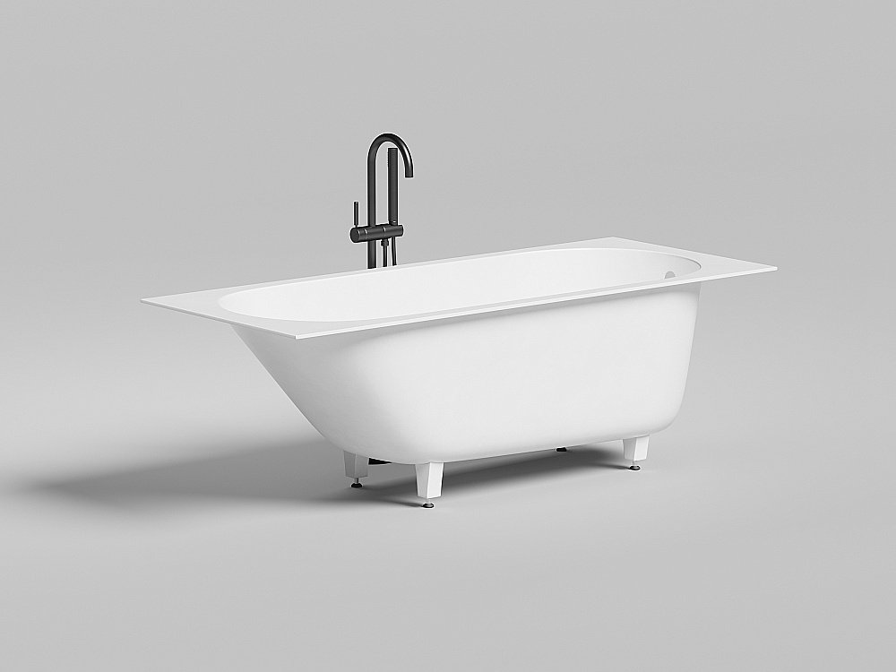 Ванна Salini Ornella S-Stone 170х70 102323MF RAL матовая купить в интернет-магазине Sanbest