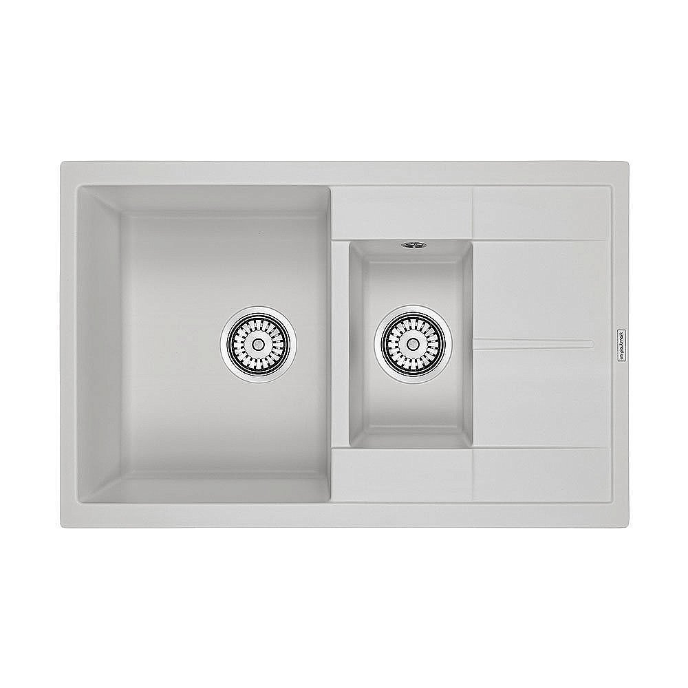 Мойка кухонная Paulmark Feste PM237850-WH Белая купить в интернет-магазине сантехники Sanbest