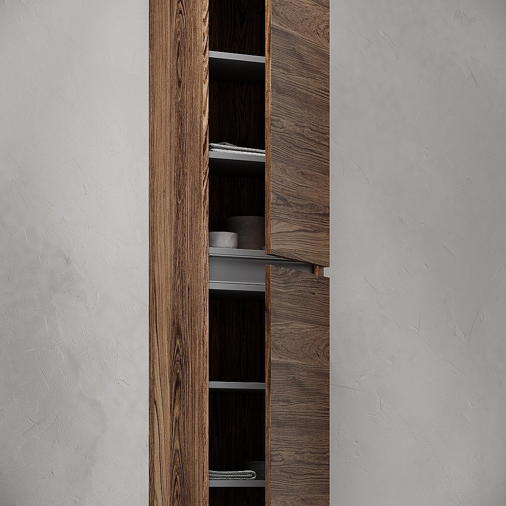 Пенал Sancos Urban PUR35ECH дуб чарльстон для ванной в интернет-магазине сантехники Sanbest