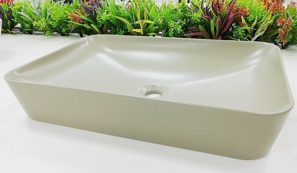Раковина Creavit Ultra 60 UL060-00CM00E-0000 капучино матовая купить в интернет-магазине Sanbest