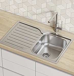 Кухонная мойка Iddis Strit STR78SDi77 78 сатин купить в интернет-магазине сантехники Sanbest