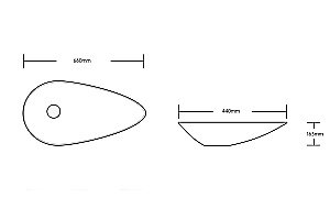 Раковина накладная CeruttiSpa 66 CR7030 белая купить в интернет-магазине Sanbest