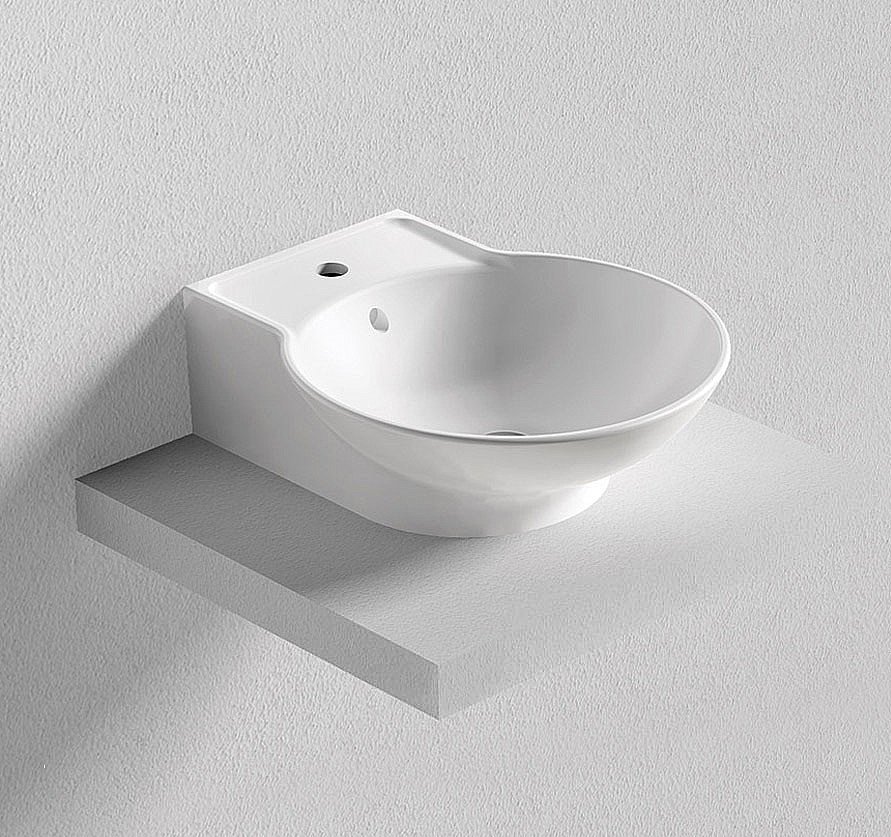 Раковина накладная Bien Harmony 46 HRLG04601FD1W3000 белая купить в интернет-магазине Sanbest