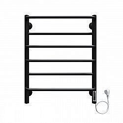 Полотенцесушитель электрический Terminus Евромикс П6 450x650 черный купить в интернет-магазине сантехники Sanbest
