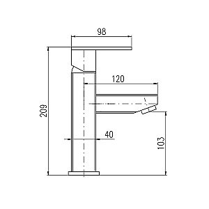 Смеситель для раковины Rav-Slezak LOIRA LR529.5K хром купить в интернет-магазине сантехники Sanbest