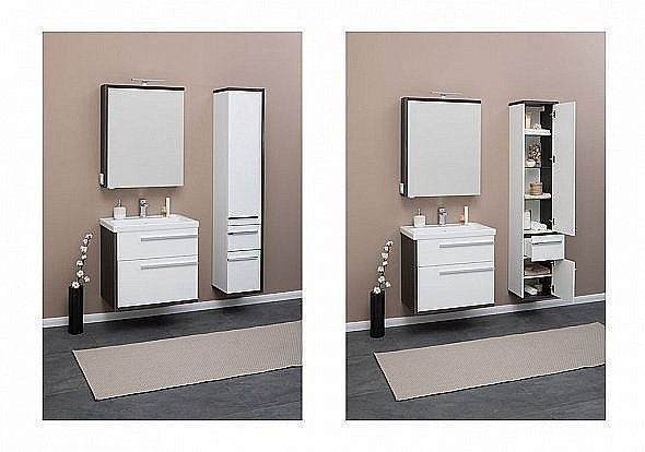 Шкаф-пенал для ванной Aquanet Фостер 35 для ванной в интернет-магазине сантехники Sanbest