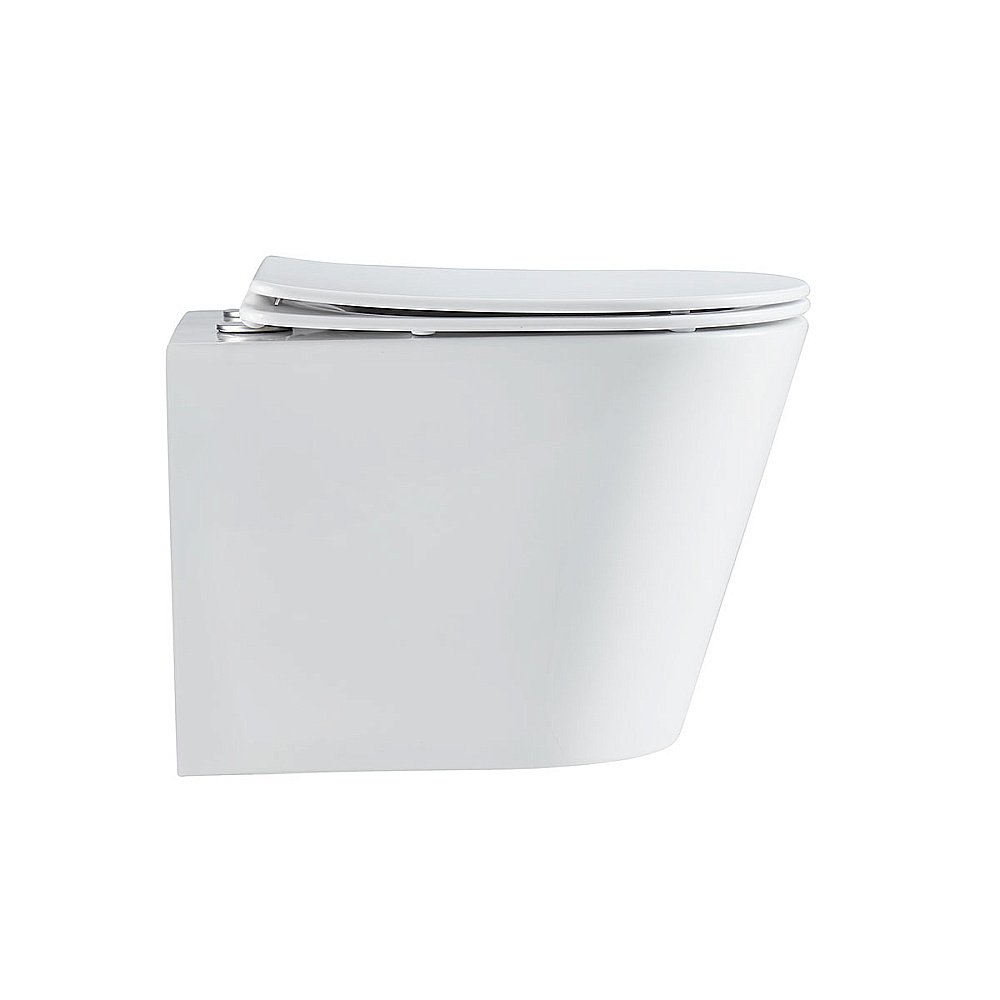 Унитаз Vincea Piatti VT1-11T безободковый, смыв торнадо, с крышкой микролифт, белый купить в интернет-магазине Sanbest