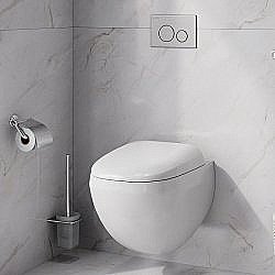 Унитаз подвесной AM.PM Sensation C301700WH белый, безободковый купить в интернет-магазине Sanbest