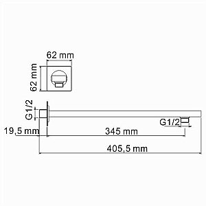 Душевая система WasserKRAFT Sauer A7148.183.261.280.197.281 Thermo золото купить в интернет-магазине сантехники Sanbest