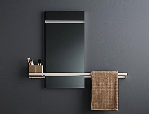 Полка Bertocci Fly Релинг 96 149 1516 0800 черная матовая купить в интернет-магазине сантехники Sanbest