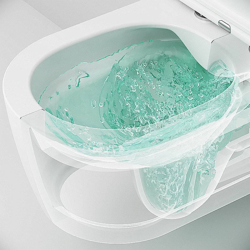 Унитаз подвесной AM.PM Func C8F1701SC белый, безободковый купить в интернет-магазине Sanbest