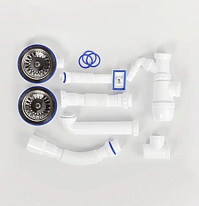 Сифон для кухонной мойки Iddis Kitchen Line S21UPS0i84 белый купить в интернет-магазине сантехники Sanbest