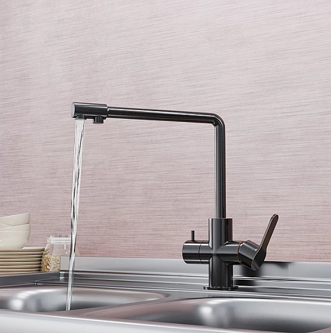 Смеситель для кухни 35k MIXLINE MLSS-03201 бронза купить в интернет-магазине сантехники Sanbest