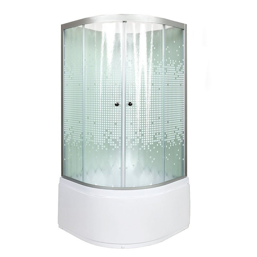 Душевая кабина DTO L 910 N  100х100 с гидромассажем купить в интернет-магазине Sanbest