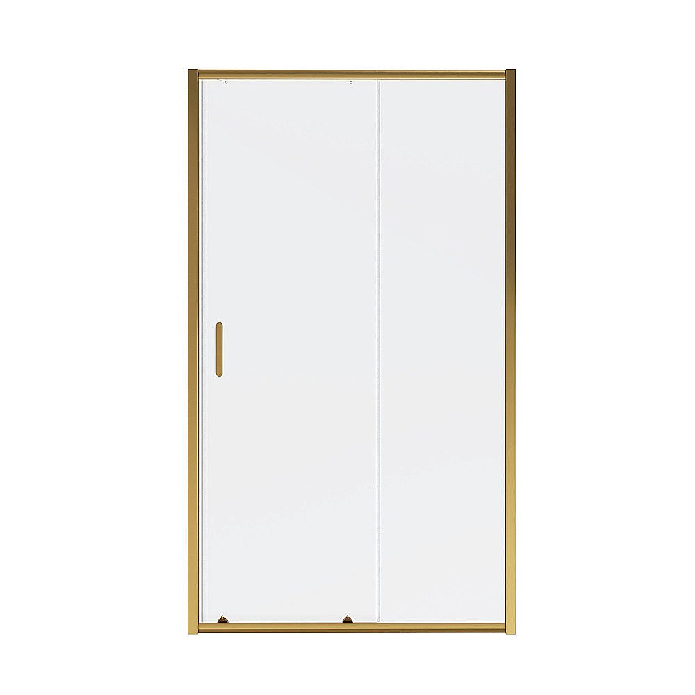 Душевая дверь Niagara "Nova" NG-42-9AG, 90х190 см, 1 створка, прозрачное стекло, цвет "холодное золото купить в интернет-магазине Sanbest