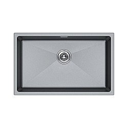 Кухонная мойка Paulmark LUMI 74UNI LU74-GRM серый металлик купить в интернет-магазине сантехники Sanbest