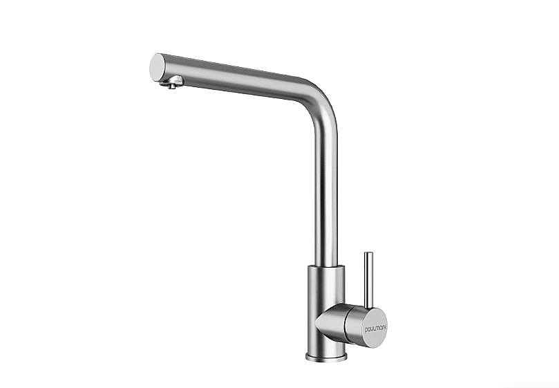 Смеситель для кухни Paulmark Twin Tw213622-BS брашированная сталь купить в интернет-магазине сантехники Sanbest