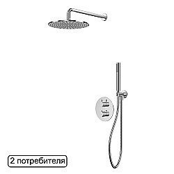 Душевая система WhiteCross Y YSET08CR хром купить в интернет-магазине сантехники Sanbest