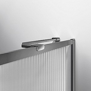 Шторка для ванны Vincea VSB-41700FLGM 70×140 стекло рифленое/профиль вороненая сталь купить в интернет-магазине Sanbest