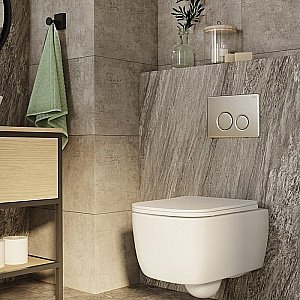 Кнопка для инсталляции IDDIS Unisteel UNS10S0i77 купить в интернет-магазине сантехники Sanbest