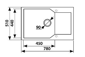 Мойка кухонная Kaiser KMM-5178 G серая купить в интернет-магазине сантехники Sanbest