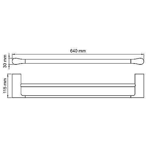 Полотенцедержатель WasserKRAFT Glan K-5140 купить в интернет-магазине сантехники Sanbest