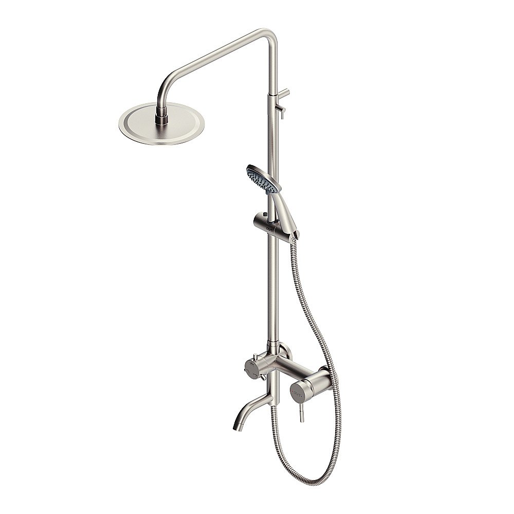 Душевая система Dorff Logic D0703000SS сталь купить в интернет-магазине сантехники Sanbest