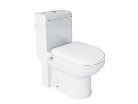 Унитаз-моноблок с функцией биде Laguraty 20980AWC с крышкой микролифт купить в интернет-магазине Sanbest