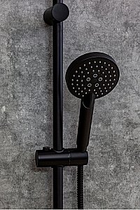 Душевая система Orange Karl M05-932b черный купить в интернет-магазине сантехники Sanbest