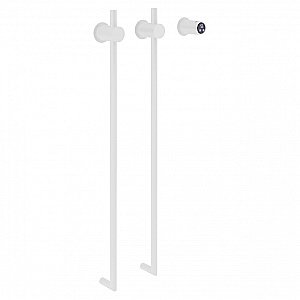 Полотенцесушитель электрический ABBER Charme AH4002MW белый матовый купить в интернет-магазине сантехники Sanbest