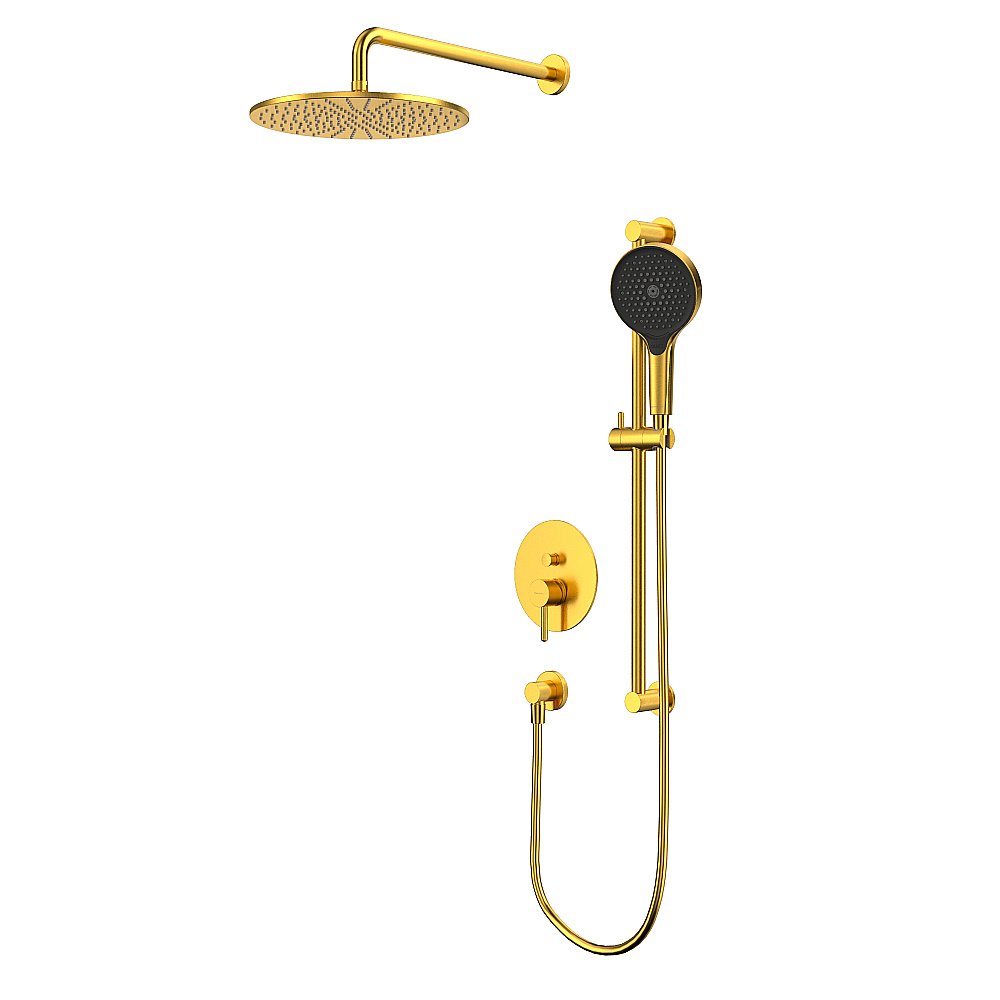 Душевая система WhiteCross Y YSET05TOPGLB золото брашированное купить в интернет-магазине сантехники Sanbest