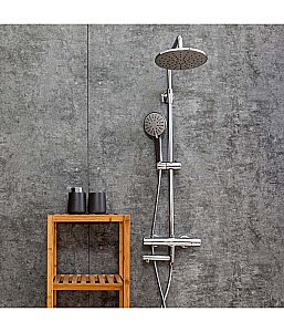 Душевая система Agger Thermo A2461100 хром купить в интернет-магазине сантехники Sanbest