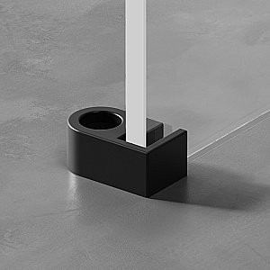 Душевое ограждение AM.PM X-Joy W94WI 120 W94WI-120-F1-BTE стекло прозрачное/профиль черный купить в интернет-магазине Sanbest