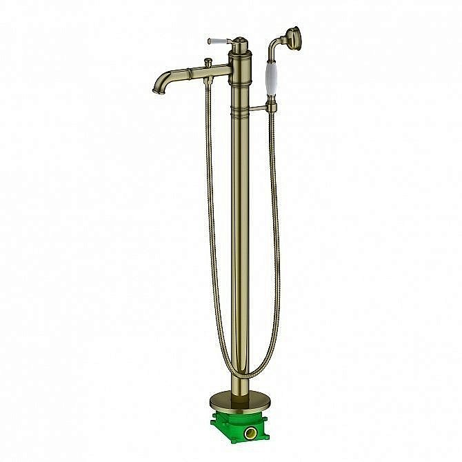 Смеситель для ванны Timo Arisa 5300/02Y-CR бронза купить в интернет-магазине сантехники Sanbest