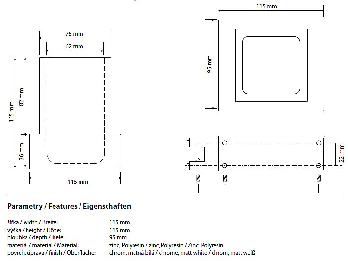 Стакан для зубных щеток Bemeta Gamma 145511012 белый/хром купить в интернет-магазине сантехники Sanbest